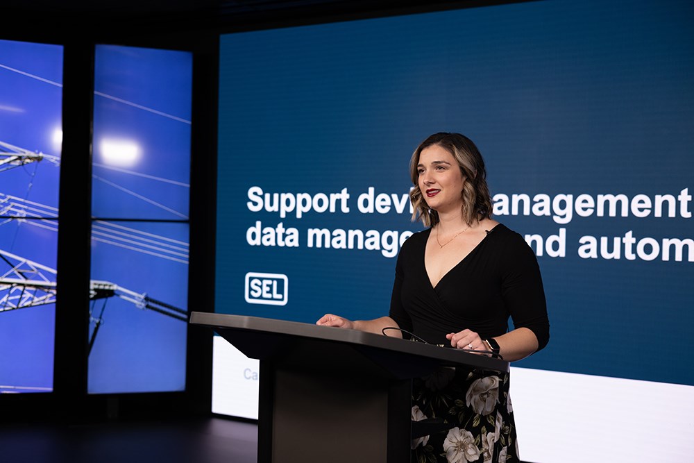 Photo of Cailin presenting at Fall Virtual Seminar 2021