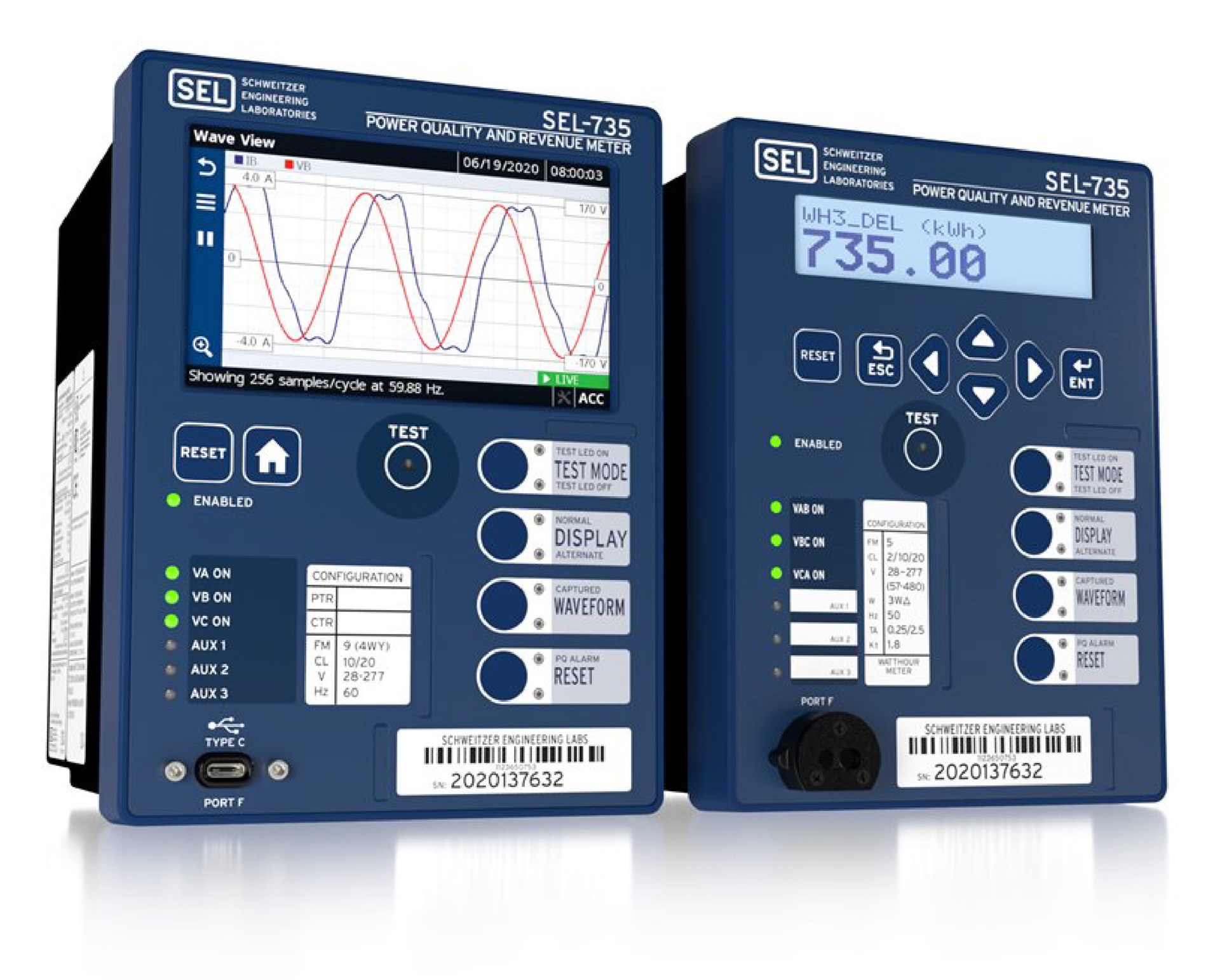 SEL-735 Power Quality and Revenue Meter | Schweitzer Engineering